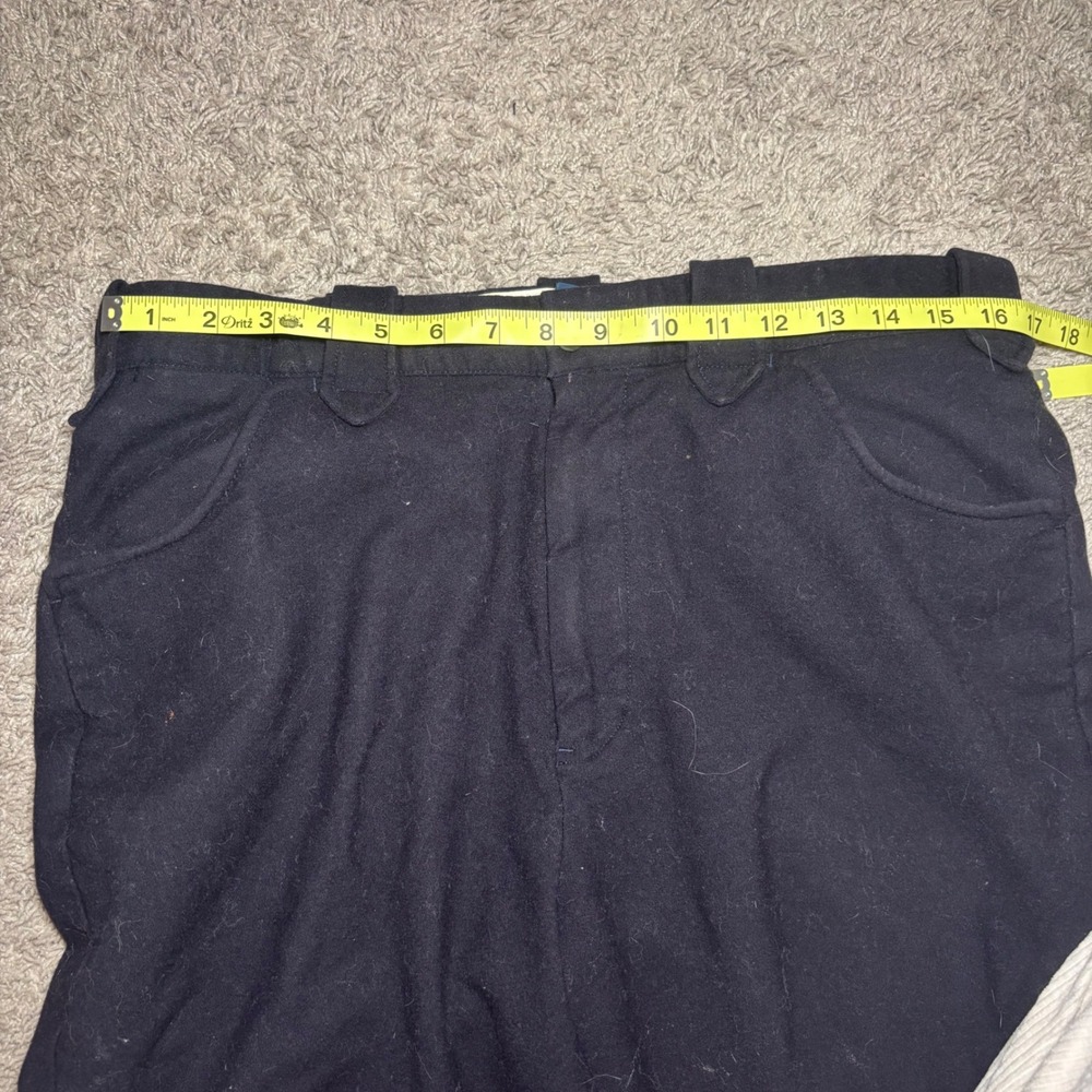 Polo Ralph Lauren Mens Wool Blend Stretch Trousers Navy Blue 34x30 4834565RRC - Picture 8 of 15